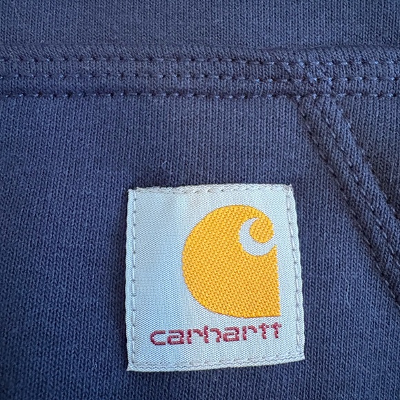 Carhartt Men's Navy Half-Zip Sweater - Picture 3 of 6